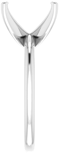 Sužadėtuvių Žiedas „Solitaire“ 585 Baltojo Aukso Emerald 10mm x 8mm (4)