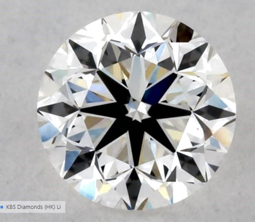 0.5 carat H-VS1 Very Good cut Natūralus Round Deimantas (1)