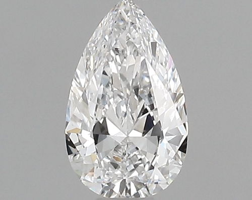 0.33 carat D-VVS1 Natūralus Pear Deimantas (1)