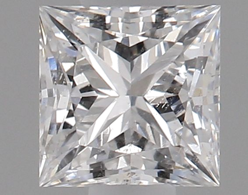 0.35 carat D-SI2 Natūralus Princess Deimantas (1)