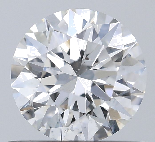 0.71 carat F-SI1 Excellent cut Natūralus Round Deimantas (1)