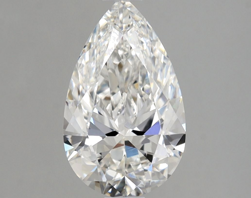 1.06 carat F-VS1 Natūralus Pear Deimantas (1)