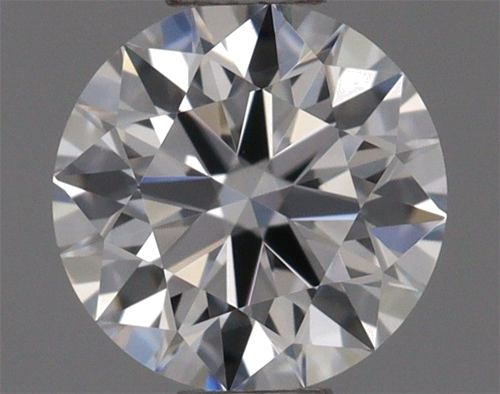 0.44 carat F-VVS2 Excellent cut Natūralus Round Deimantas (1)