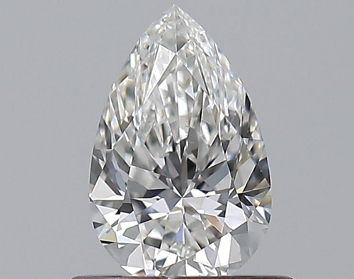 0.53 carat F-VS2 Natūralus Pear Deimantas (1)