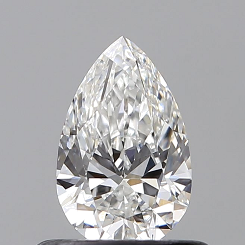 0.51 carat E-VVS2 Natūralus Pear Deimantas (1)