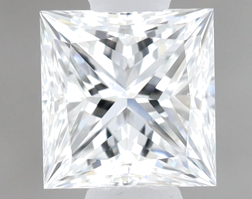 0.45 carat F-VS2 Natūralus Princess Deimantas (1)