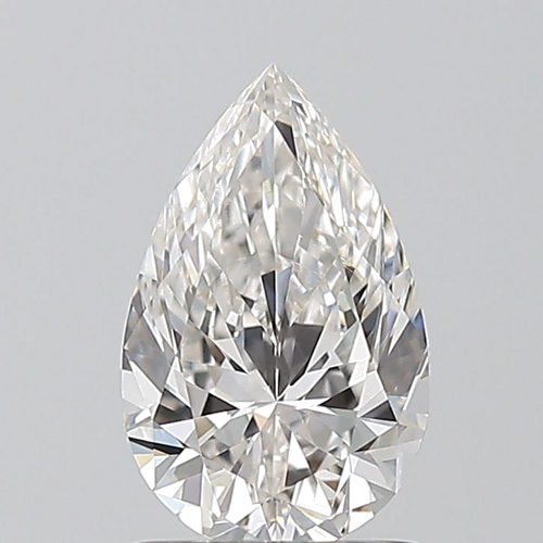 1.03 carat G-VVS2 Natūralus Pear Deimantas (1)