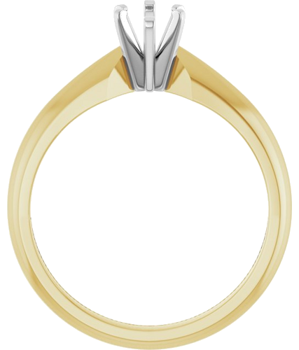 Sužadėtuvių Žiedas „Solitaire“ 14k yellow/white gold Marquise 8mm x 4mm (2)