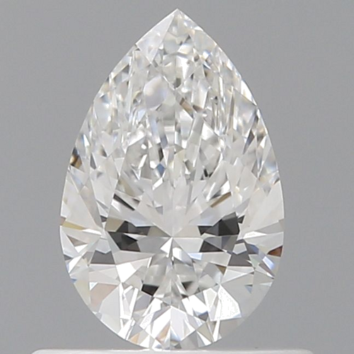 0.5 carat E-VVS1 Natūralus Pear Deimantas (1)