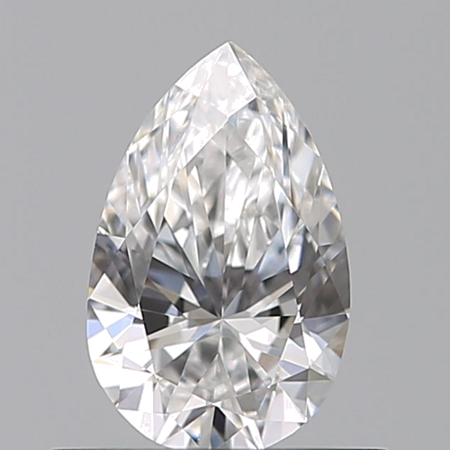 0.4 carat D-VS1 Natūralus Pear Deimantas (1)