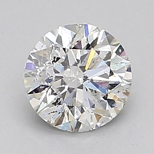 0.6 carat F-SI2 Excellent cut Natūralus Round Deimantas (1)