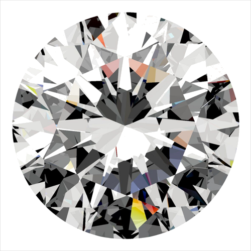 0.4 carat G-VS2 Excellent cut Natūralus Round Deimantas (1)