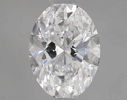 0.7 carat D-SI2 Natūralus Oval Deimantas (1)