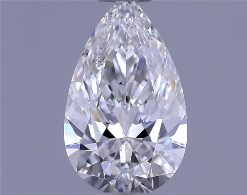 0.51 carat E-SI1 Natūralus Pear Deimantas (1)