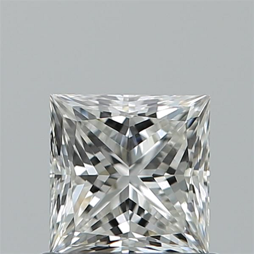 0.72 carat G-VS2 Natūralus Princess Deimantas (1)