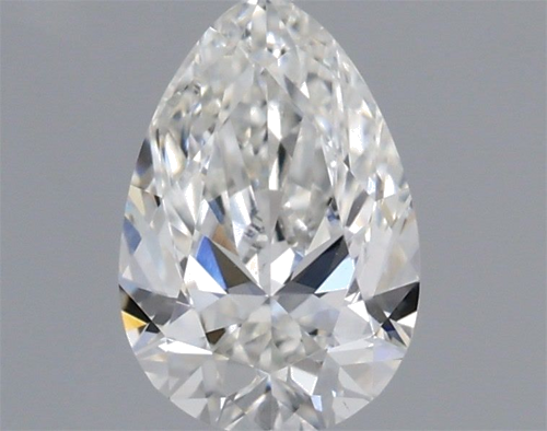 0.5 carat G-SI1 Natūralus Pear Deimantas (1)