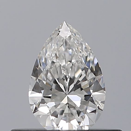0.3 carat D-VVS2 Natūralus Pear Deimantas (1)