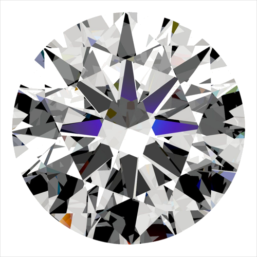 0.3 carat F-SI1 Excellent cut Natūralus Round Deimantas (1)