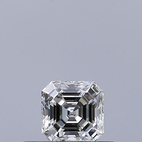 0.32 carat F-IF Natūralus Asscher Deimantas (1)