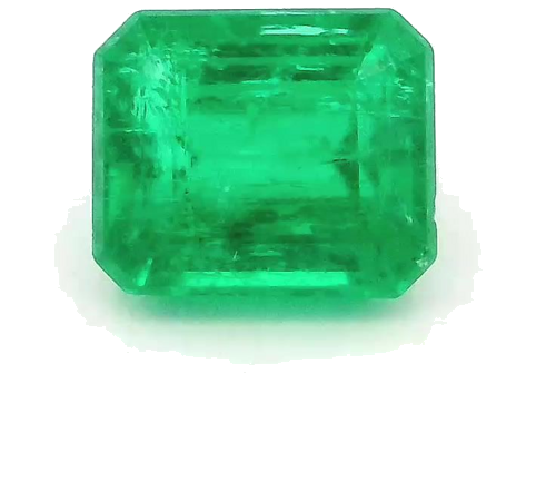 0.69 carat GREEN STEP cut Octagonal Smaragdas (1)