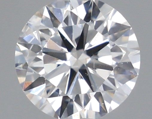0.18 carat F-SI1 GD cut Natūralus Round Deimantas (1)