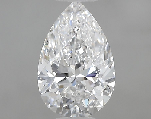 0.7 carat D-SI1 Natūralus Pear Deimantas (1)