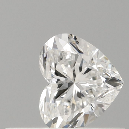 0.31 carat E-VVS1 Natūralus Heart Deimantas (1)