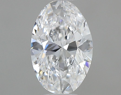 0.5 carat D-VVS2 Natūralus Oval Deimantas (1)