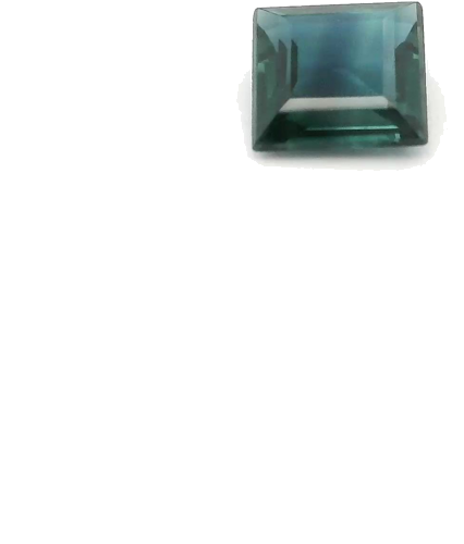 0.41 carat BLUE STEP cut Square Safyras (1)