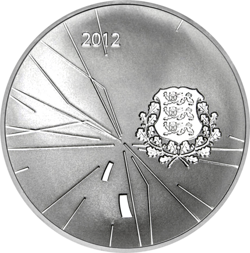 2012 Эстония XXII Олимпийские игры в Лондоне 12 евро серебряная монета (2)