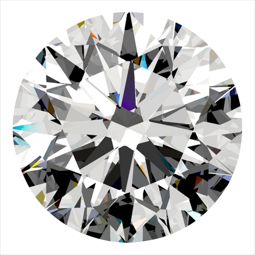 0.36 carat D-VS1 Excellent cut Natūralus Round Deimantas (1)