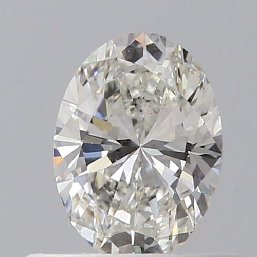0.43 carat H-SI1 Natūralus Oval Deimantas (1)