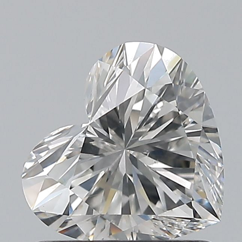 0.9 carat G-VS2 Natūralus Heart Deimantas (1)