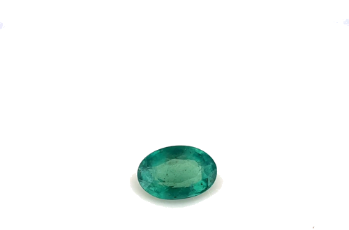 0.45 carat GREEN Oval Smaragdas (1)