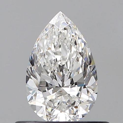 0.52 carat F-VS1 Natūralus Pear Deimantas (1)