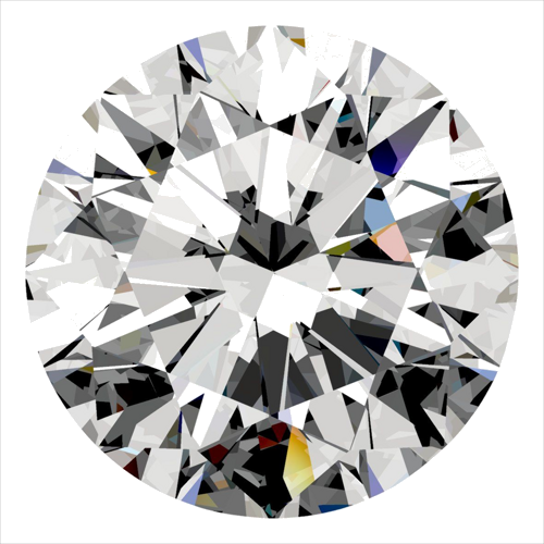 0.52 carat F-VS1 Excellent cut Natūralus Round Deimantas (1)