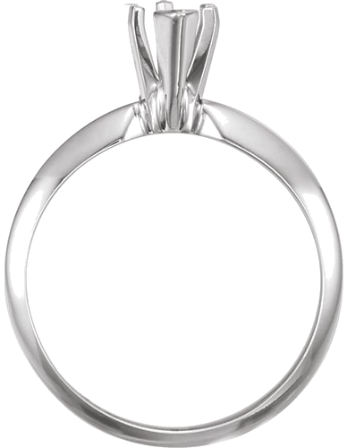 Sužadėtuvių Žiedas „6-Prong V-End Solitaire“ 585 Baltojo Aukso Pear Shape 10mm x 6mm (2)