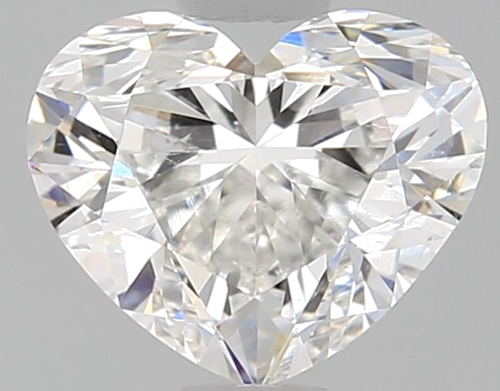 1.0 carat F-SI1 Natūralus Heart Deimantas (1)