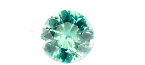 0.14 carat GREEN Round Smaragdas (1)