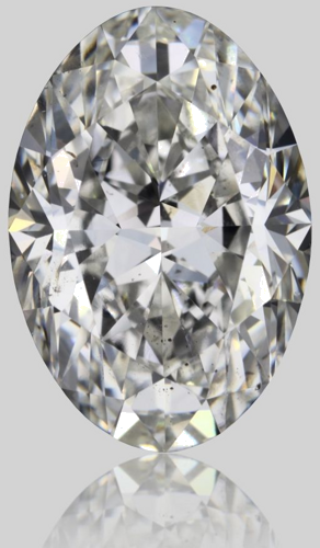1.71 carat H-SI1 Natūralus Oval Deimantas (1)