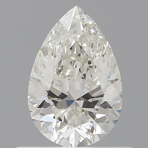 0.5 carat I-VVS1 Natūralus Pear Deimantas (1)