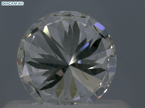 0.52 carat J-VS2 Excellent cut Natūralus Round Deimantas (1)