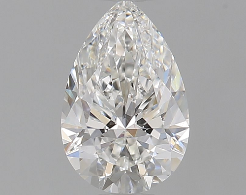 0.53 carat F-VS2 Natūralus Pear Deimantas (1)