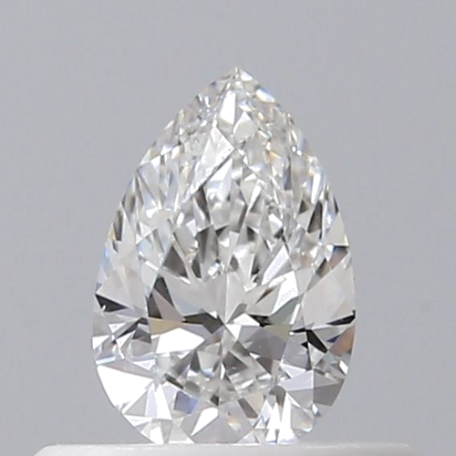 0.3 carat E-VS2 Natūralus Pear Deimantas (1)