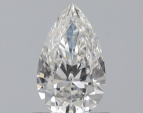 0.5 carat F-SI1 Natūralus Pear Deimantas (1)