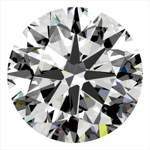 0.4 carat I-SI1 Very Good cut Natūralus Round Deimantas (1)