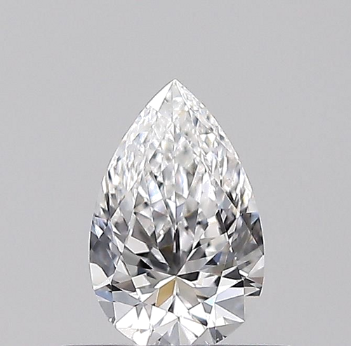 0.42 carat E-VS2 Natūralus Pear Deimantas (1)