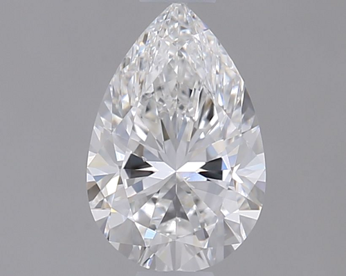0.5 carat F-VS2 Natūralus Pear Deimantas (1)