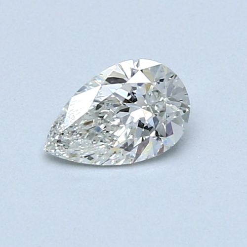 0.46 carat G-SI1 Natūralus Pear Deimantas (1)