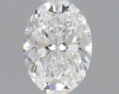 0.5 carat D-VVS2 Natūralus Oval Deimantas (1)